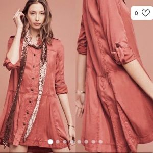 Denim Dress in Rust color by Holding Horses